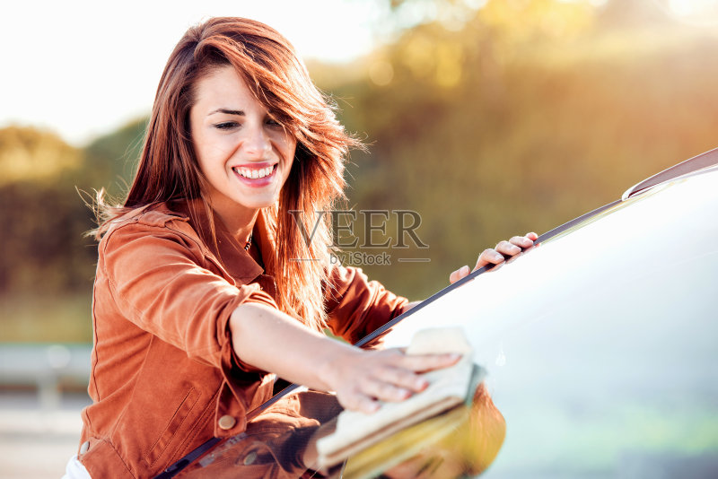 清洗汽车正版图片素材