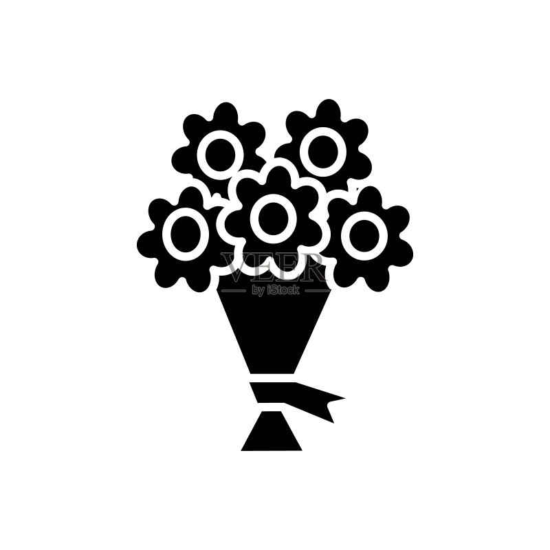 花束图标矢量图图标素材