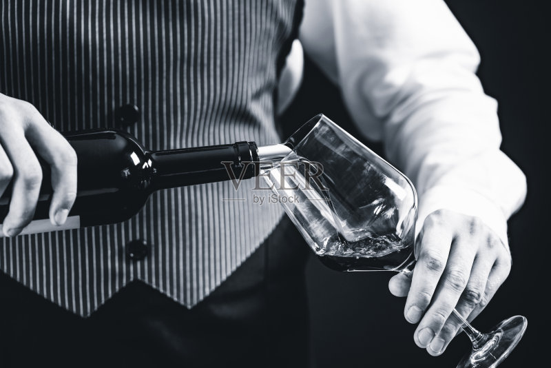 侍酒师品酒正版图片素材