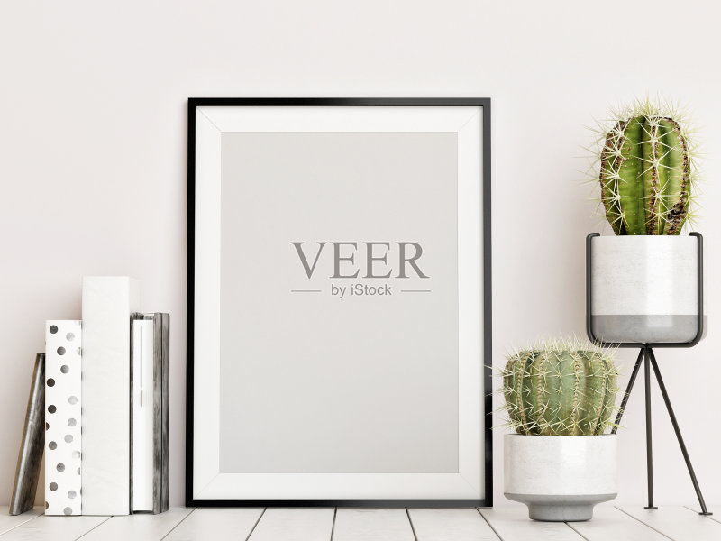 模拟海报,斯堪的纳维亚室内概念正版图片素材