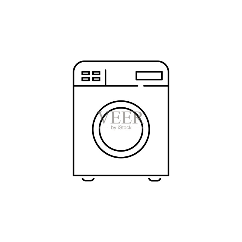 洗衣机图标图标素材