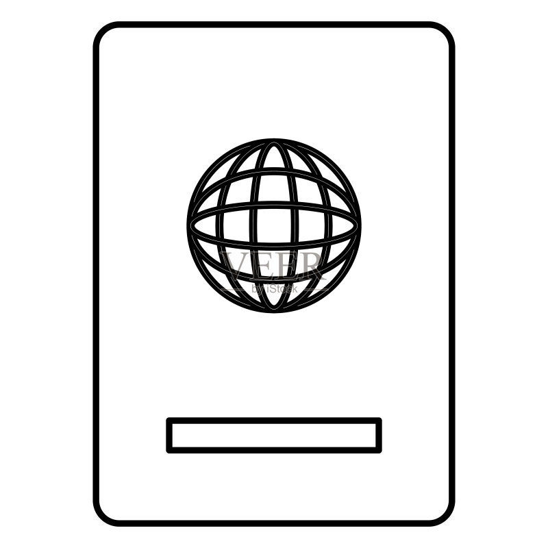 护照证件隔离图标图标素材