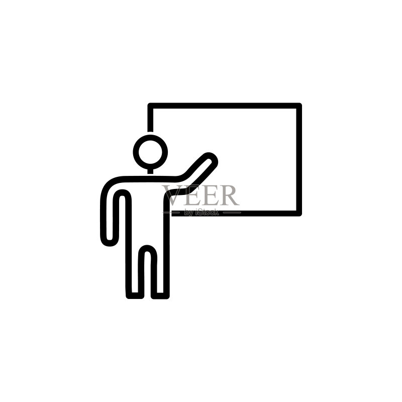 男人演示图标图标素材