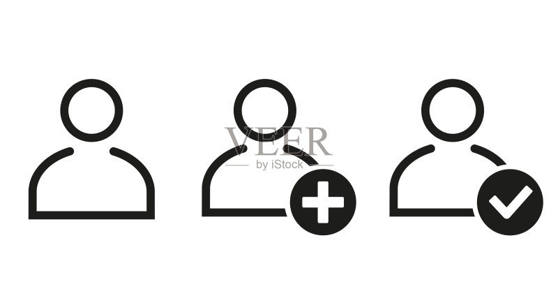 账户矢量图标图标素材