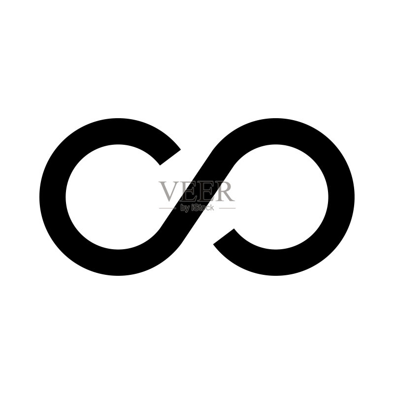 无限细线矢量图标图标素材