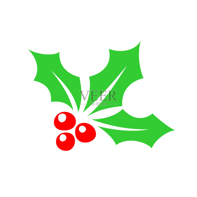冬青浆果简约图标图标素材