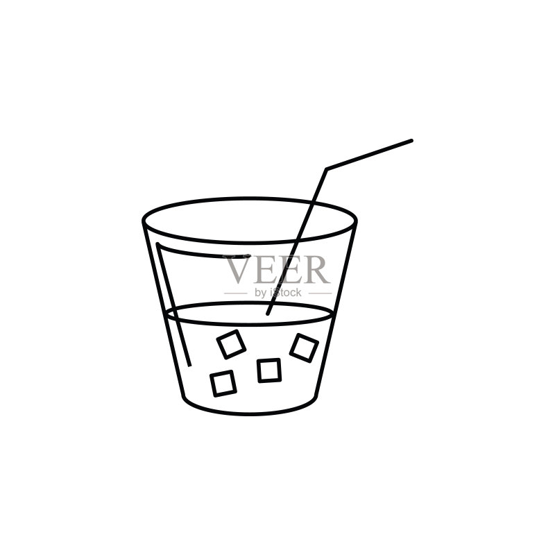 鸡尾酒图标图标素材