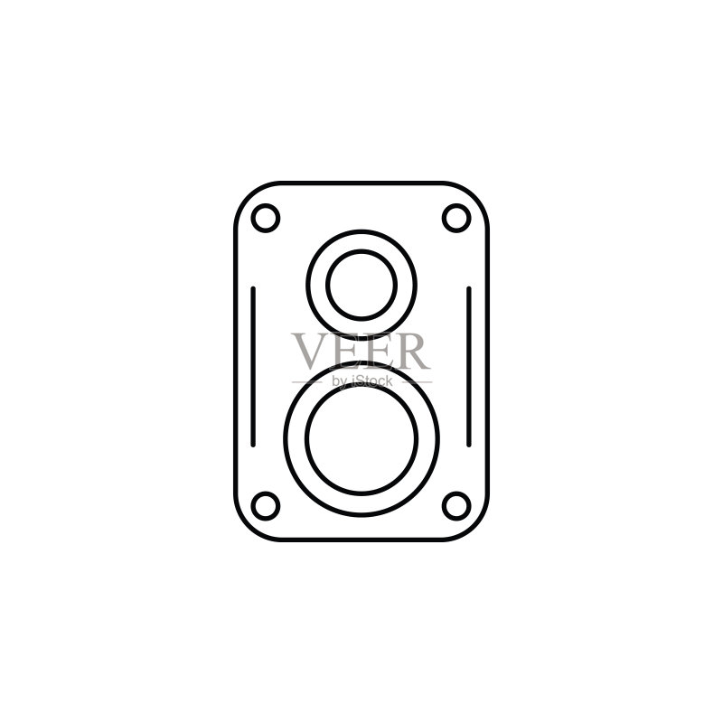 音乐扬声器图标图标素材