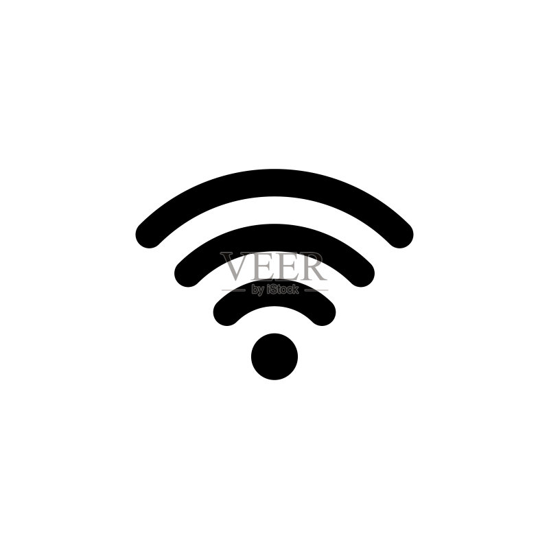 无线网络信号连接矢量图标图标素材