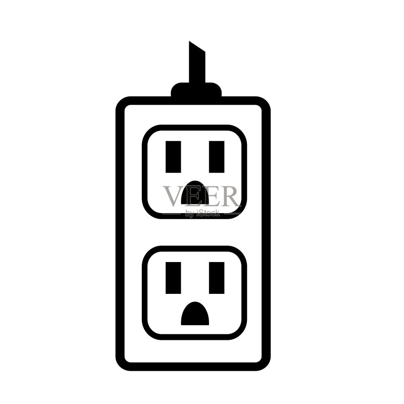 电源插座图标图标素材