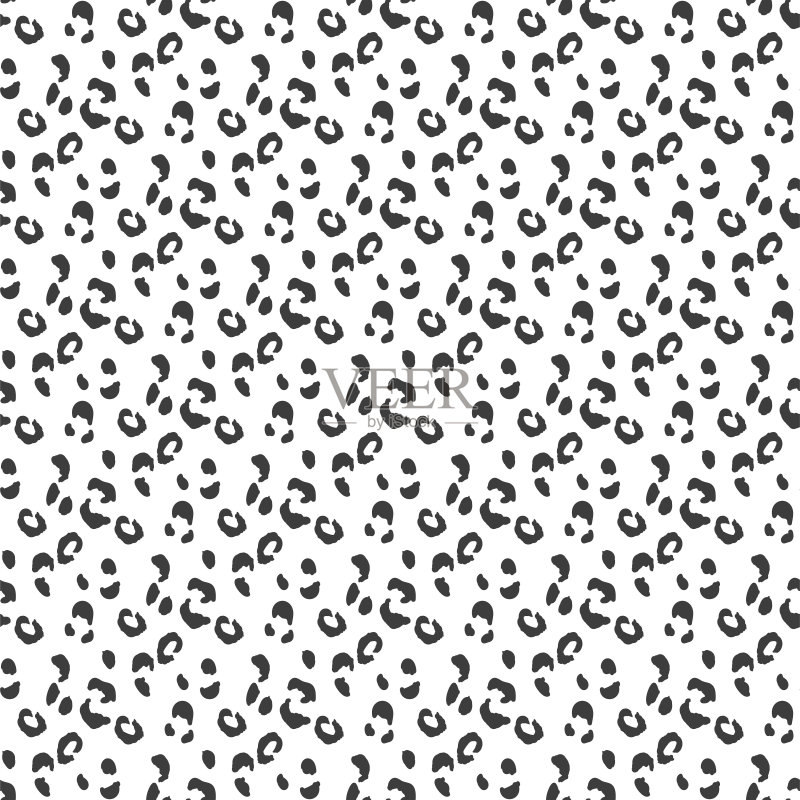 猎豹无缝矢量模式正版插画素材
