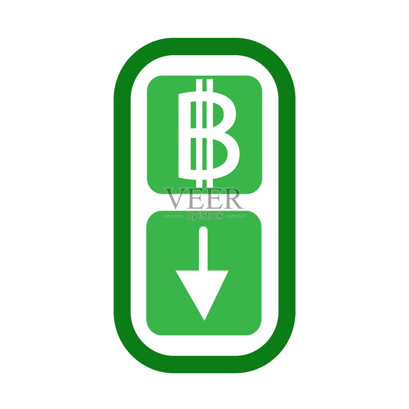区块链比特币加密货币标志图标素材