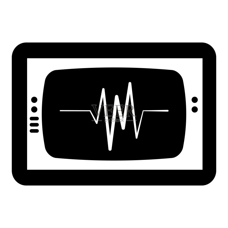 心电监护仪隔离图标图标素材