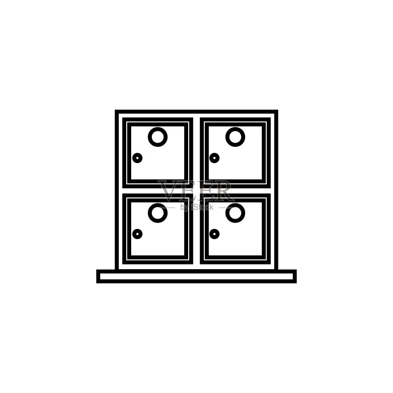 商店盒子图标。大卖场和待售商品元素。优质的图形设计图标。网站、网页设计、移动应用程序、信息图表的简单爱心图标图标素材