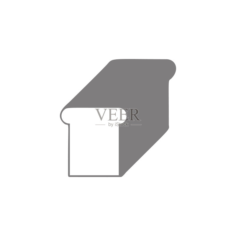 面包图标。网页元素。优质平面设计。网站、网页设计、移动应用、信息图表的符号集合、简单图标图标素材