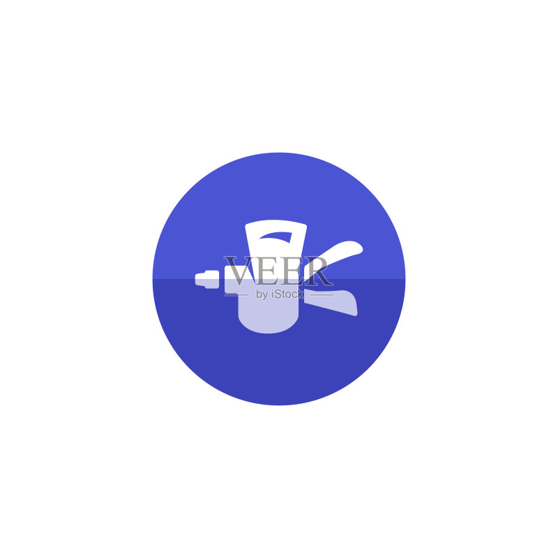 圆形图标 - 自行车变速杆图标素材