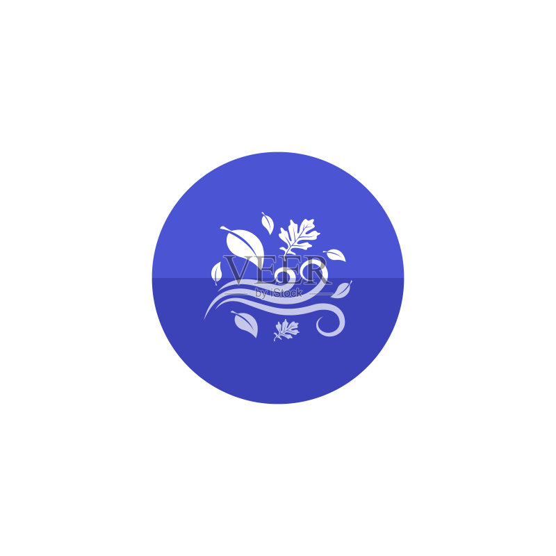 圆形图标 - 秋叶图标素材