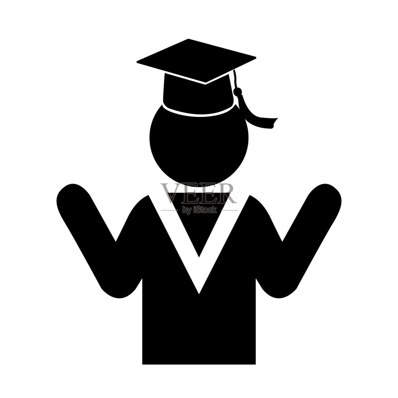 毕业学生图标图标素材