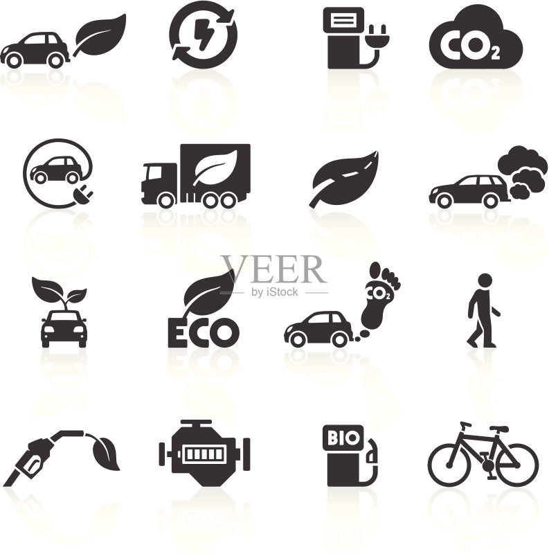 汽车与环境图标图标素材