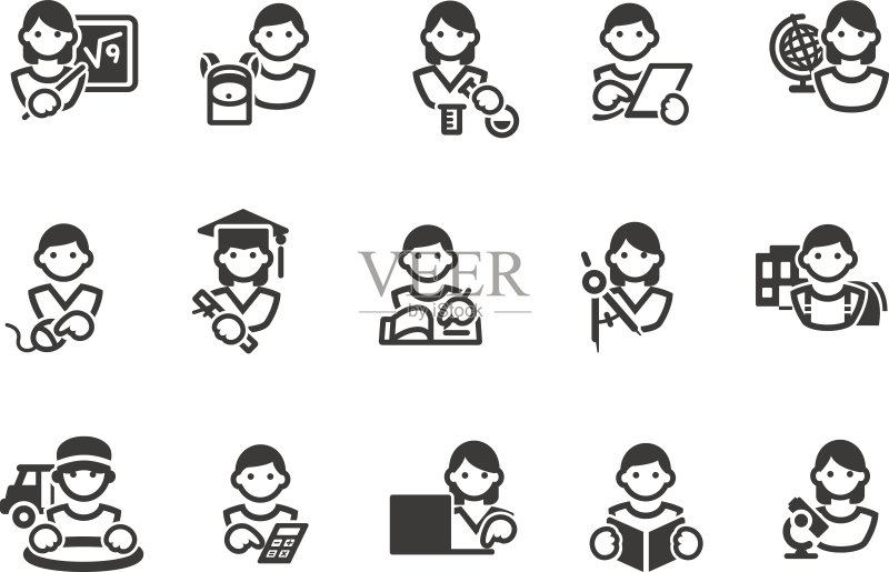 学校教育图标图标素材