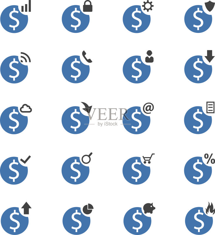 美元图标合集图标素材