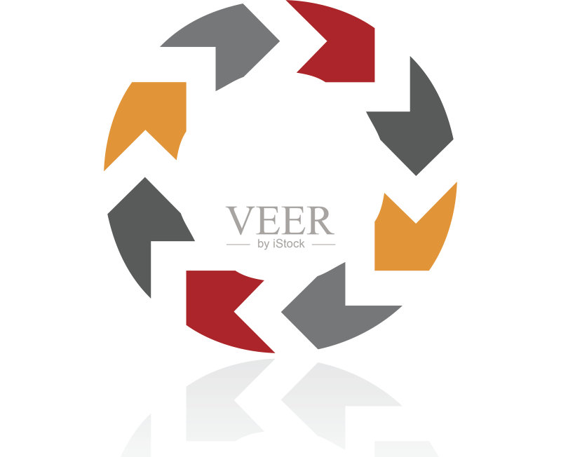 白色背景上的V形图表图标 - Pro系列图标素材