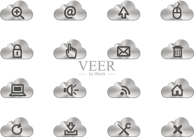云计算图标图标素材