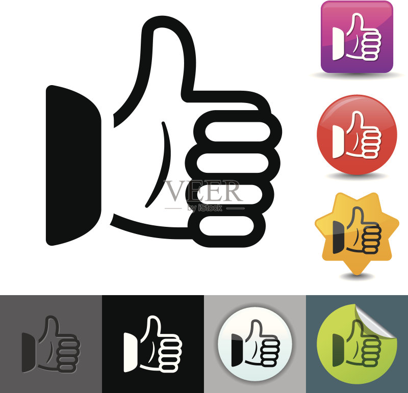 点赞图标 | solicosi系列图标素材