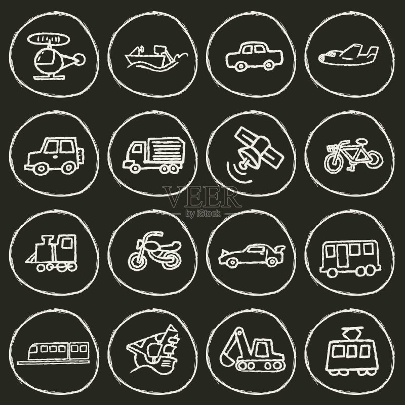 交通工具图标图标素材