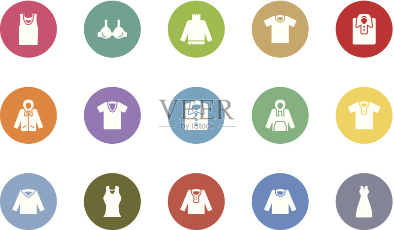 服装图标图标素材
