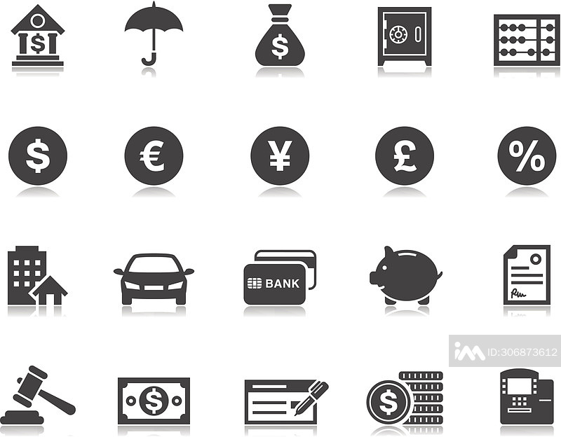 银行与金融图标|Pictoria系列图标素材