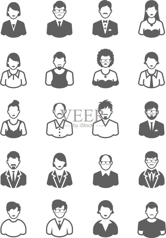人图标设置图标素材