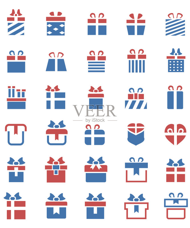 礼品图标合集图标素材