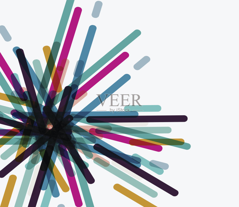 彩色条纹背景正版元素素材