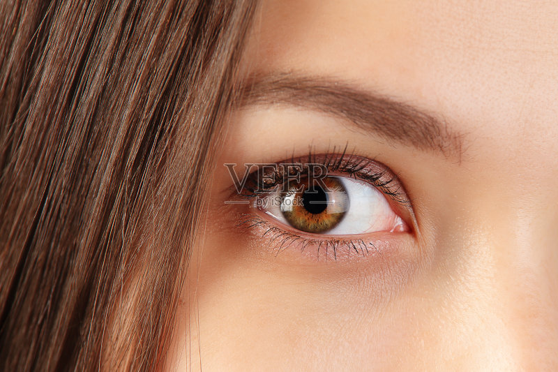 女孩的脸,皮肤光滑干净正版图片素材