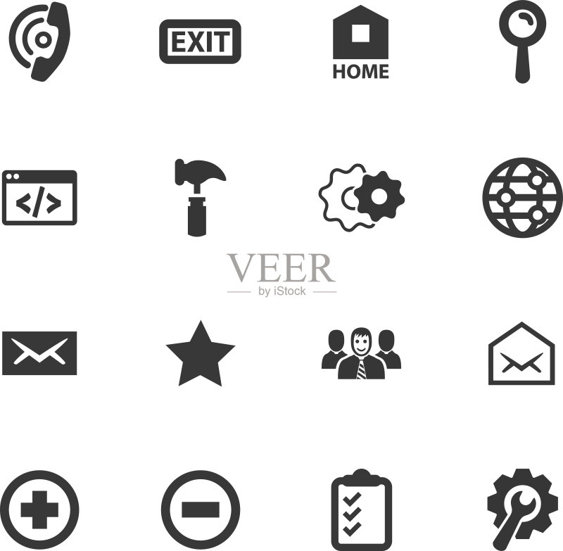 Web工具图标集图标素材