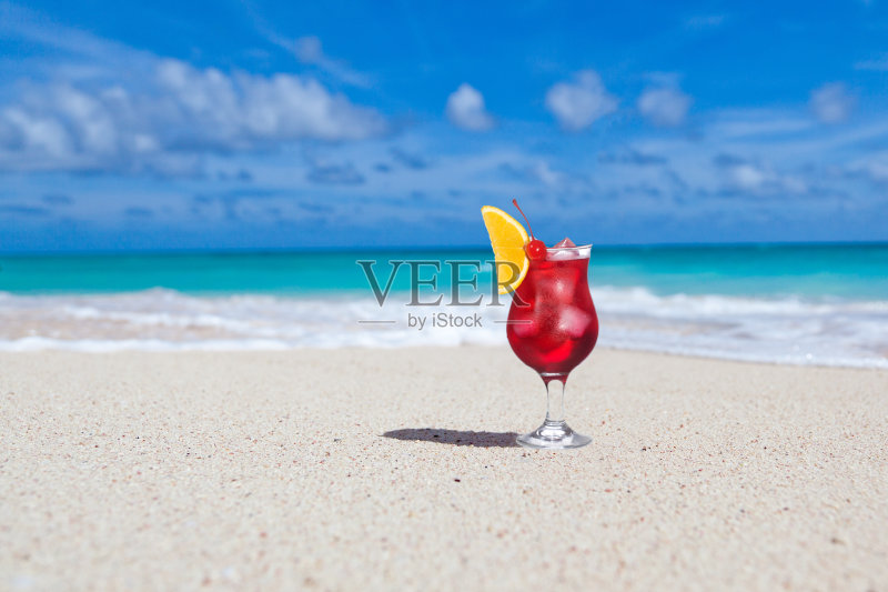 鸡尾酒附近海正版图片素材