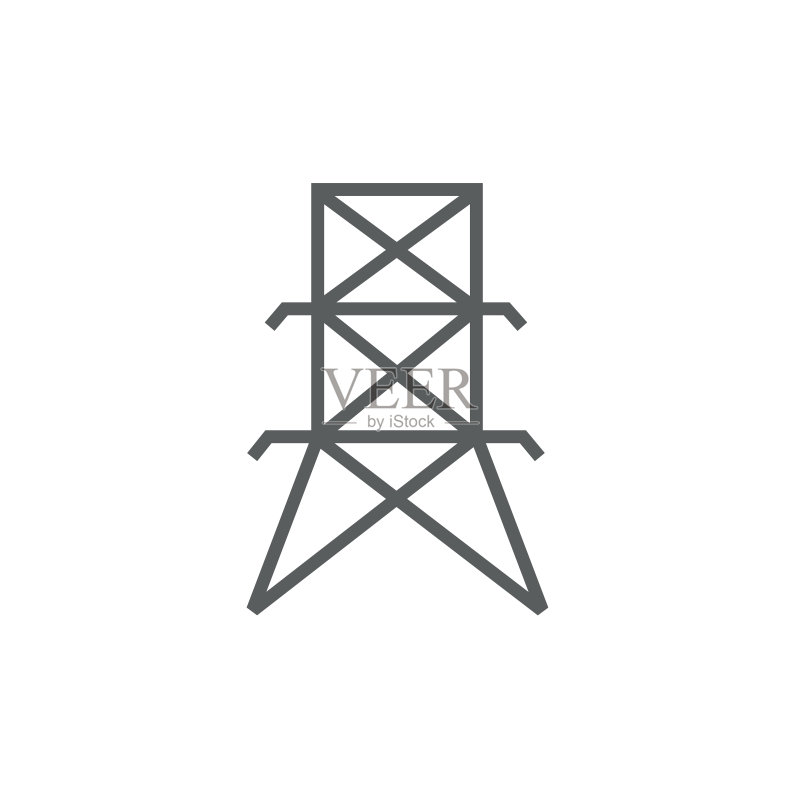 电塔线图标图标素材