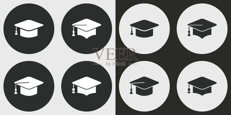 毕业图标合集图标素材