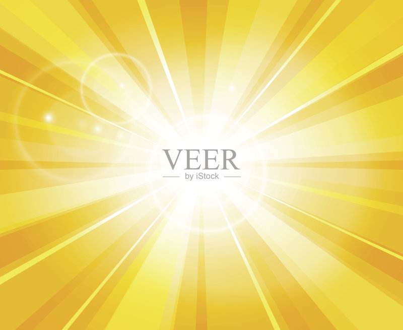 太阳光束模式正版插画素材