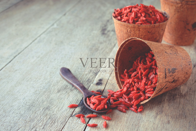 枸杞浆果的水果。正版图片素材