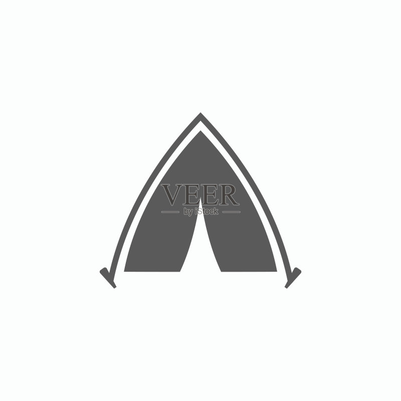 游客帐篷图标图标素材
