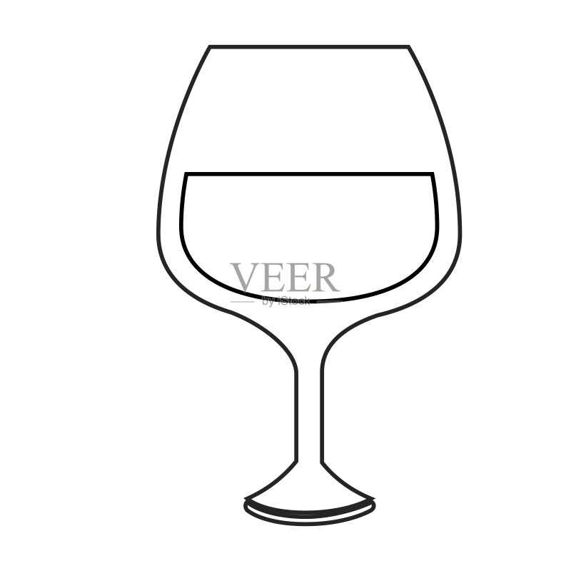 酒杯图标图标素材