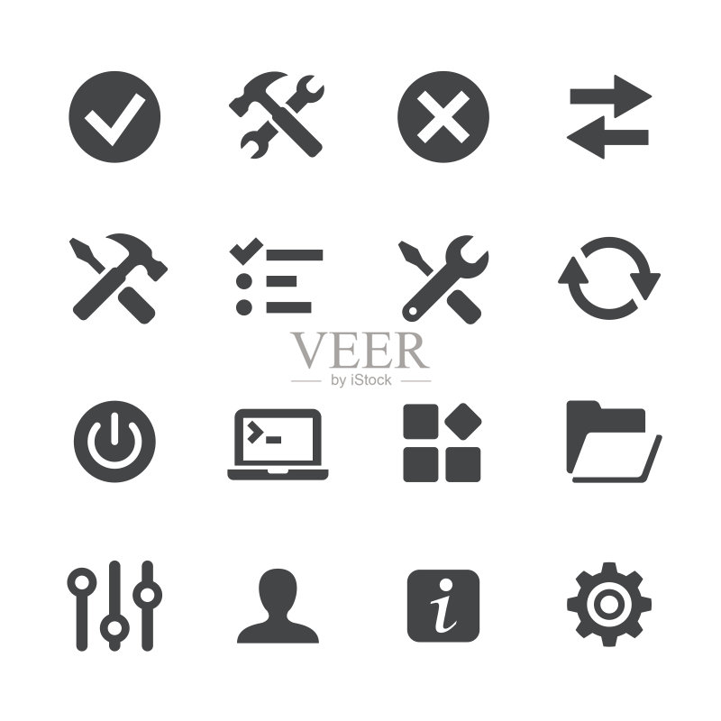 工具和设置图标 - Acme系列图标素材