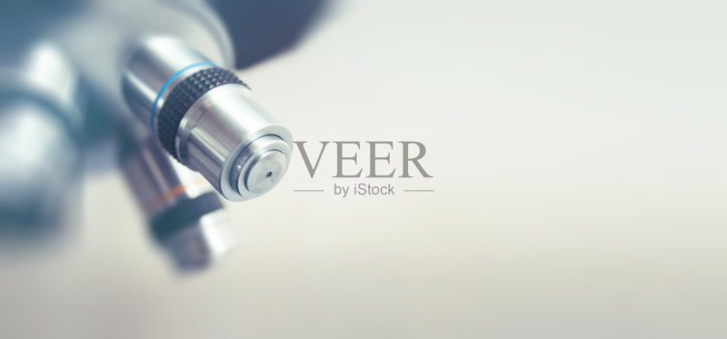 光学显微镜-科学和实验室设备。正版图片素材