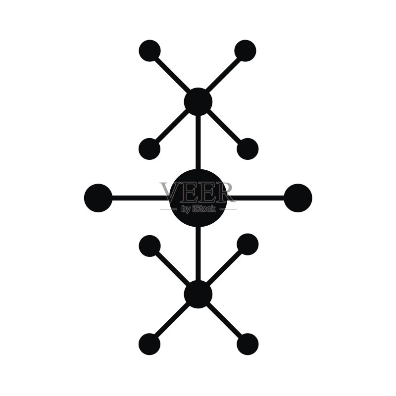 分子图标集图标素材