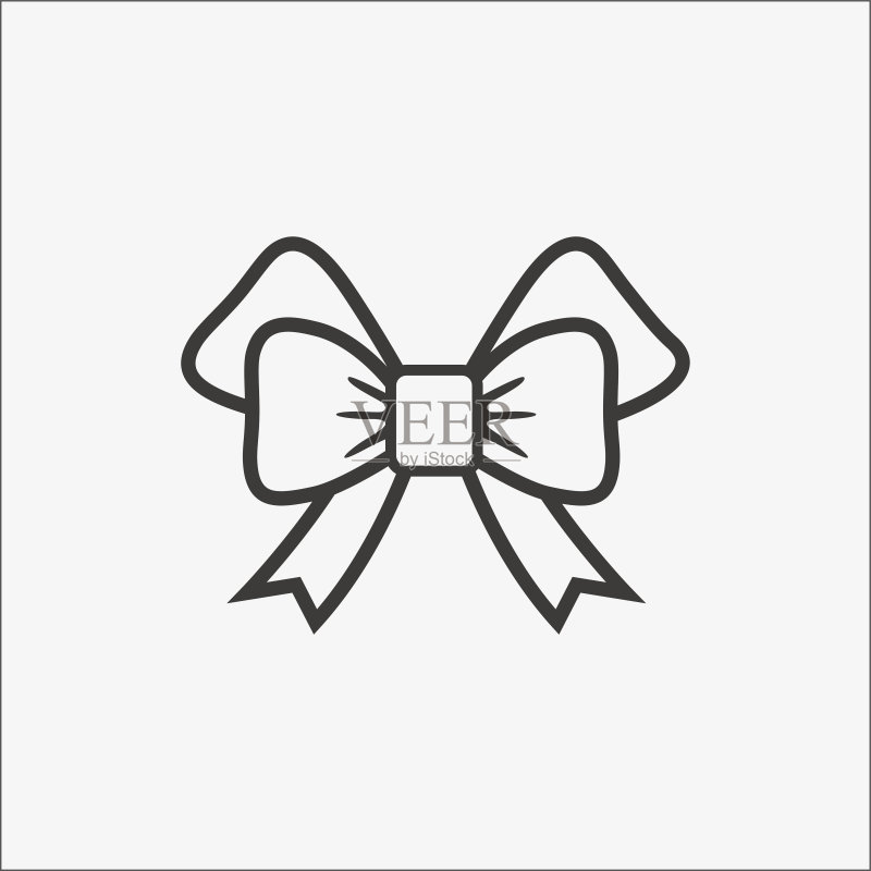 节日蝴蝶结图标图标素材