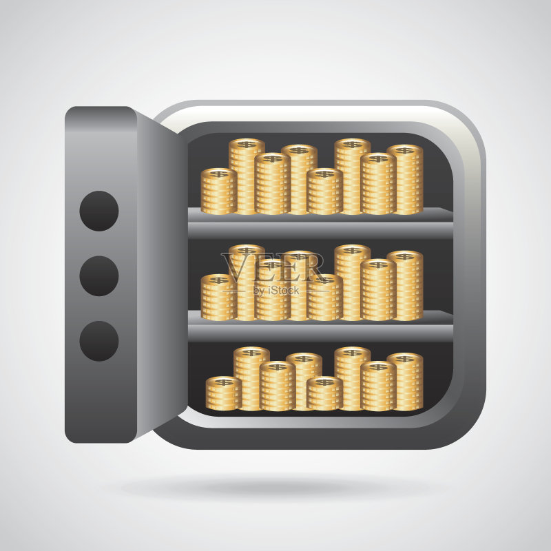 钱设计正版插画素材