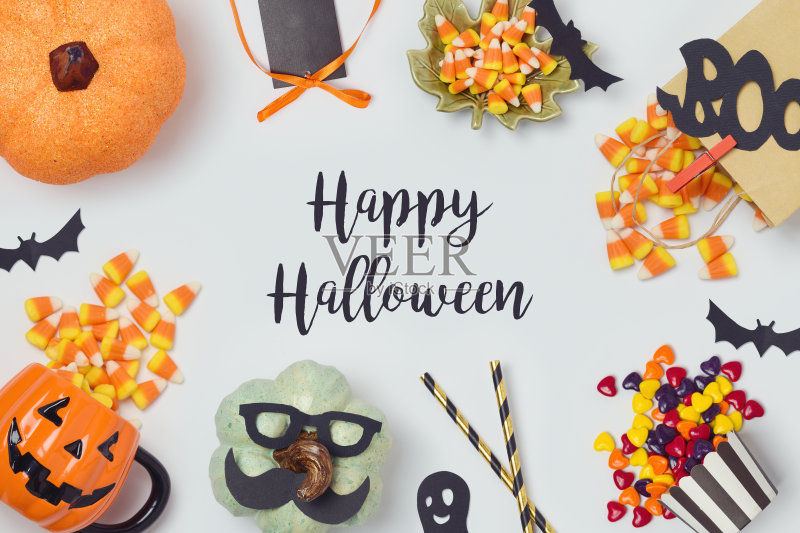 万圣节节日横幅设计正版图片素材