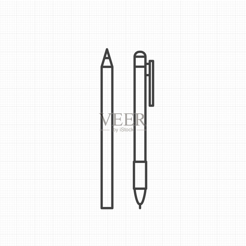 笔图标矢量素材图标素材